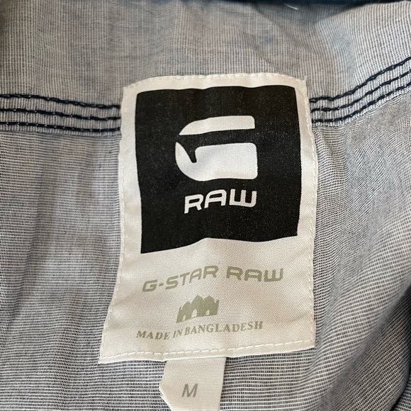 G-Star Raw Denim Zipper and Snap Button Closure Front Size‎ Medium - Picture 5 of 14